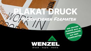 Plakatdruck für ein Event [upl. by Vikky267]