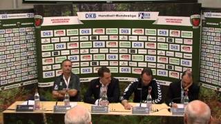 Pressekonferenz Füchse Berlin  TSG LuFriesenheim 12 Spieltag DKB HandballBundesliga [upl. by Eiznyl849]