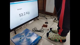 Digital body scale custom with esp8226 using php and MySQL [upl. by Ajit]