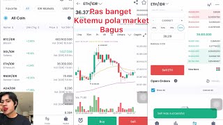 beli crypto di aplikasi indodax dengan modal 39 ribu langsung profit [upl. by Callahan]