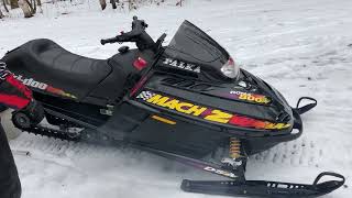 Skidoo Dyno Port piped Mach Z 800 running [upl. by Navada]