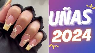 🟣 ¡Nuevas Tendencias Diseños de Uñas 2024 para todos los GUSTOS [upl. by Zacarias]