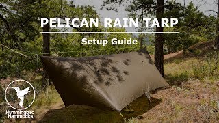 Pelican Tarp Setup Guide  Hummingbird Hammocks [upl. by Nylrad]