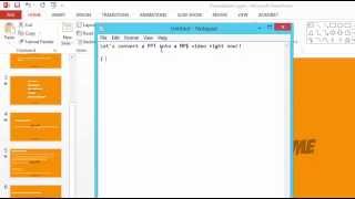 How to convert a PPT or PPTX file to mp4 or wmv video for youtube for Free [upl. by Alejna]
