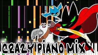 Crazy Piano Mix MAO MAO HEROES OF PURE HEART Theme [upl. by Kantos]