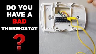 How to Tell if Your Home Thermostat is Bad  Bypass it and Find Out [upl. by Yerahcaz419]