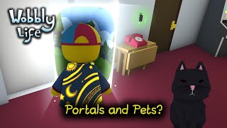 Can Pets Travel Through Portals in Wobbly Life [upl. by Earehs205]