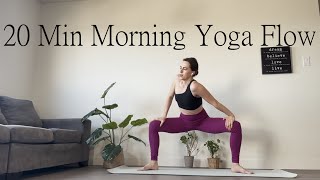 20 Min Morning Yoga Flow [upl. by Oijimer]