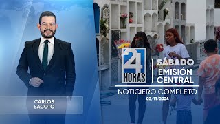 Noticiero de Ecuador Emisión Central 02112024 [upl. by Ahselat]