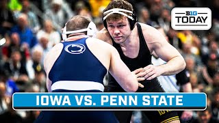 Its Iowa vs Penn State Wrestling Tonight Latest Big Ten Bracketology  B1G Today [upl. by Sidra]