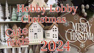 Hobby Lobby Christmas amp Haul 2024 [upl. by Eelak715]