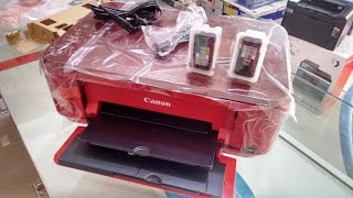 Unboxing Budget Canon MG3670 AllinOne WiFi Color Printer [upl. by Eitsim940]