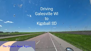 Day 1 travel from Galesville WI to Kimbel SD Just Cruising [upl. by Iridissa]