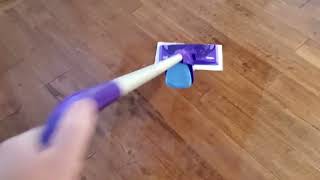 Does Swiffer Wetjet Work on Hardwood Floors [upl. by Nereen]