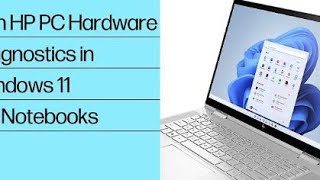 run hp pc hardware diagnostics in Windows notebookstechaziz1how to run hp pc Windows 11 [upl. by Eyssej290]