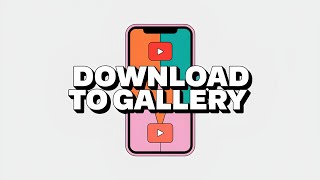 How To Download Youtube Video In Gallery 2025 [upl. by Ellimahs610]