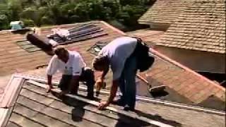 Decra steel metal shingles  installing hip amp ridge cap  p10 [upl. by Ennad]