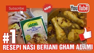 RESEPI NASI BERIANI GHAM ADAMI [upl. by Betteann]