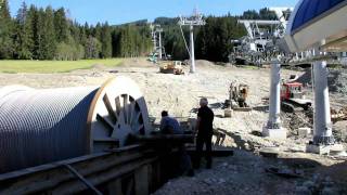 Seilmontage10erHochbifangbahn 2011mp4 [upl. by Aonehc]