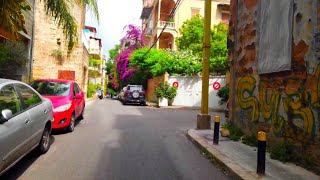 Explore the streets of Achrafieh Beirut جولة مشي داخل شوارع الاشرفية بيروت لبنان [upl. by Annadal]