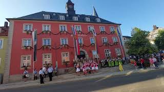 Wiesenfest in Kirchenlamitz 2023  Auftakt am Rathaus [upl. by Etteyniv]