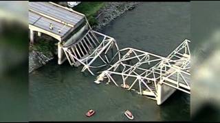 Raw Video Washington State Bridge Collapse [upl. by Vance]