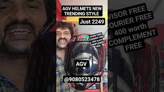 🔥AGV HELMETS NEW TRENDING STYLE ⛑️ JUST 2249 ⛑️ VISOR FREE 🥸 COURIER FREE 🚚 trending agv tamil [upl. by Aneev449]