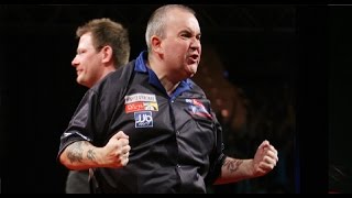 TWO NINEDARTERS IN ONE GAME  Phil Taylor v James Wade 2 [upl. by Jer]