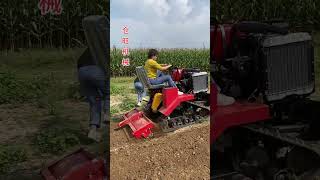 Multifunctional rotary cultivator40 horsepower twin cylinder water and landUse a micro tiller one [upl. by Enayr]