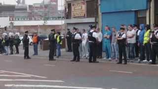 Orange Order Mourne Young Defenders passing CarrickHill on way to Church part 1 2013 [upl. by Joashus354]