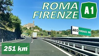 A1  ROMA  FIRENZE  Autostrada del Sole [upl. by Ybloc108]