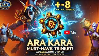 Ara Kara Mythic 8 Augmentation Evoker Showdown High DPS Support Masterclass FULL RUN [upl. by Rimas]