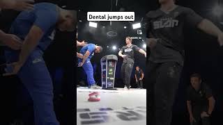 dental jumps out powerslap ufc sports powerslap boxing [upl. by Hseyaj]