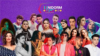 Los cuatro clasificados en la 1ª semifinal  Rueda de prensa  Benidorm Fest  Eurovisión 2022 [upl. by Aihseyk703]