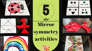 Mirror symmetry activitiessymmetry activities for kids [upl. by Enilrae872]