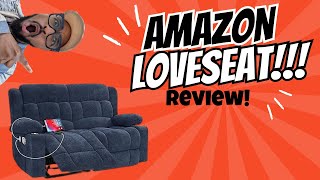 IROSTAE Loveseat Recliner Sofa REVIEW [upl. by Egoreg997]