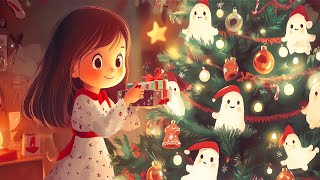 ️🎶Enjoy the warm Christmas piano music🎄Warm Christmas atmosphere of the Lovely Little Ghosts 👻 [upl. by Asilam404]