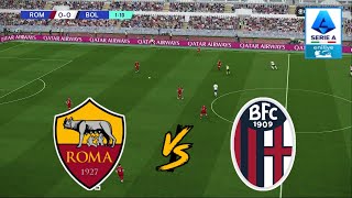 AS ROMA vs BOLOGNA FC  SERIE A 20242025  FOOTBALL LIFE 2025 [upl. by Ranie]