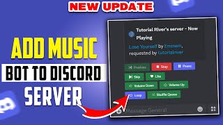 How To Add Music Bot To Discord Server 2024  StepbyStep [upl. by Antrim]