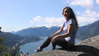 BC Hike The Stawamus Chief Squamish Sunset  Day Hike [upl. by Prospero]