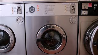 Laundrette monthly  Final Episode ipso 35 commercial washer on a cold wash final spin 530rpm [upl. by Dragde]