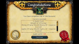 Ode to The Devourer  RS3 Real Time Quest Guide [upl. by Atig]