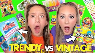 TRENDY VS VINTAGE HALLOWEEN CANDY 🍫🍬🍭 [upl. by Anneh747]