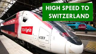 Paris to Switzerland at 320 kmh TGV Lyria train in first class [upl. by Accever]