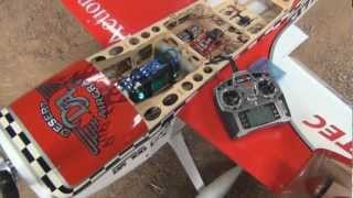 RC Giant Scale Basic Tutorial Aeroworks Extra 260 [upl. by Gytle150]