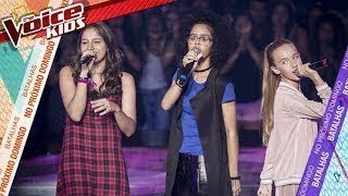 Fernanda Morgana e Nicolle Castro Dangerous Woman Batalha The Voice Kids Brasil [upl. by Hsiwhem]