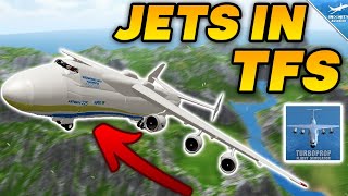 JETS IN TFS  THE BEST MOD  Turboprop Flight Simulator  Full Review [upl. by Klehm501]