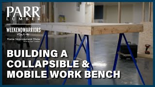 How to Build a Mobile amp Collapsible Workbench  DIY Project  Parr Lumber [upl. by Bergerac]