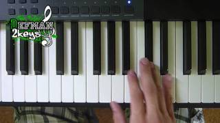 Bushido  Hunde die bellen beißen nicht  Piano Tutorial [upl. by Enihpad]