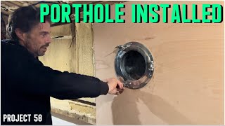 510 Porthole Installed on my narrowboat [upl. by Shorter]